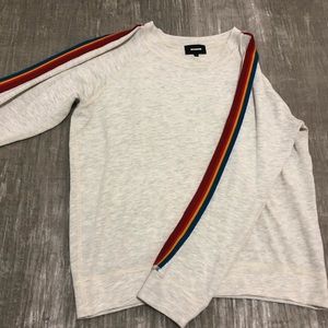 Monrow Cream/Rainbow Pullover